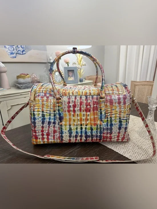 BRAHMIN TALULLA MELBOURNE WEEKENDER/CARRY ON/DUFFEL in “CELEBRATE” - Picture 3 of 12